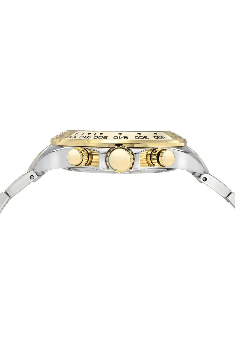 PORSAMO BLEU Men's Preston Multi-Function Dial Two-Tone Stainless Steel Bracelet Watch, 41mm, Alternate, color, Two-Tone-Bleu