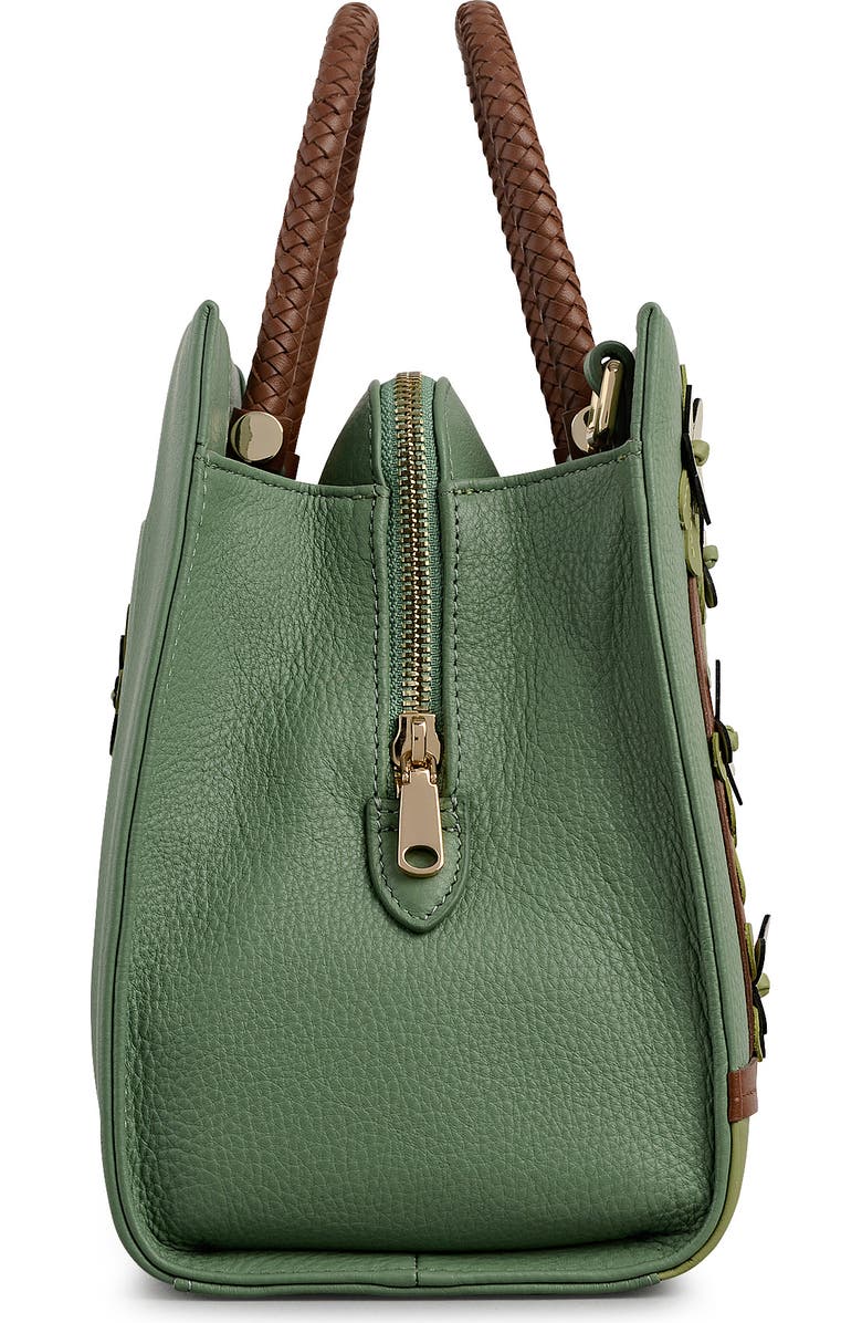 Radley Lunar New Year Medium Ziptop Satchel Bag, Alternate, color, Pistachio