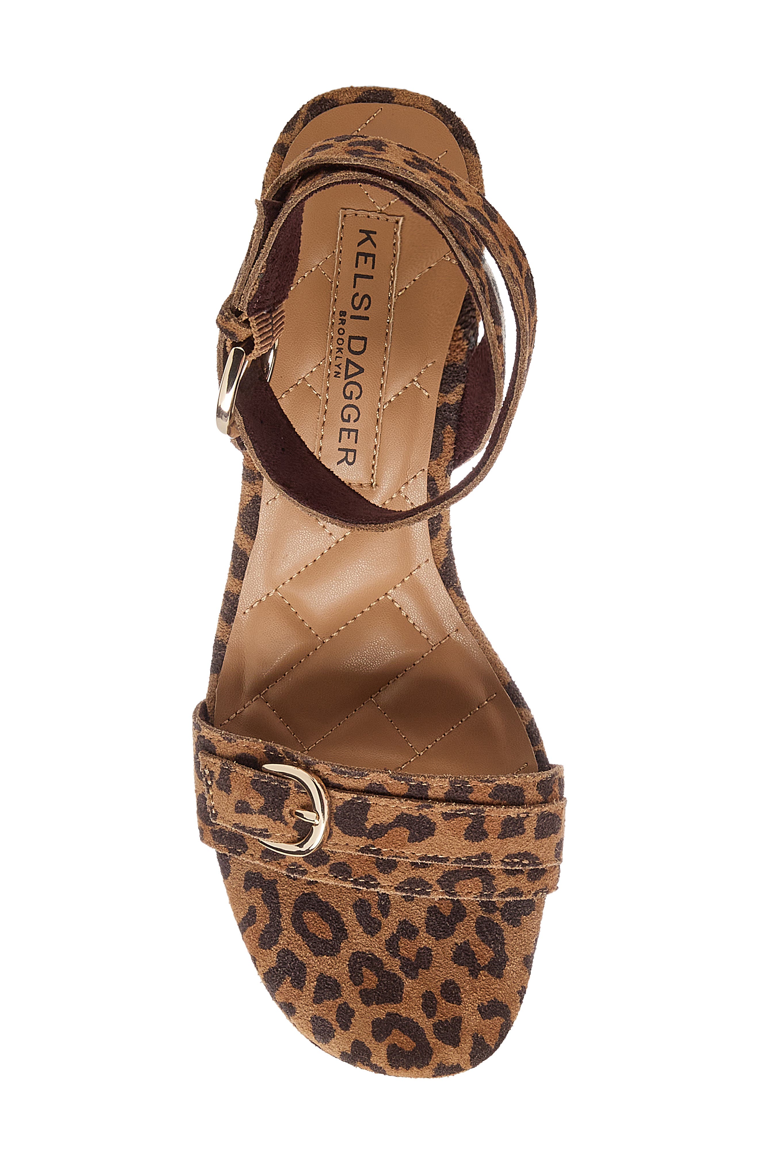 Wendy Ankle Strap Platform Sandal, Alternate, color, LEOPARD
