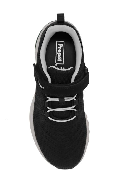 Propét Tour Knit Fx Sneaker In Black