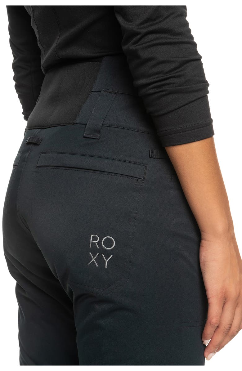 Roxy Diversion Insulated Water Repellent Snow Pants, Alternate, color, 
