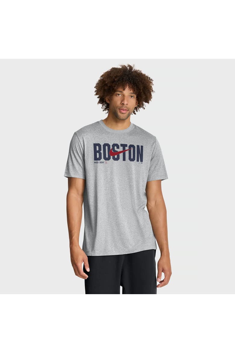 Men's Nike Heather Gray Boston Red Sox Swoosh Legend Dri-FIT T-Shirt, Main, color, Heather Gray
