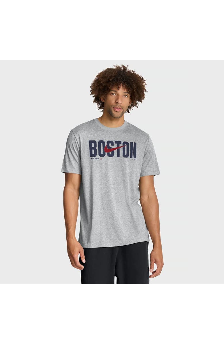 Nike Men's Nike Heather Gray Boston Red Sox Swoosh Legend Dri-FIT T-Shirt, Main, color, Heather Gray