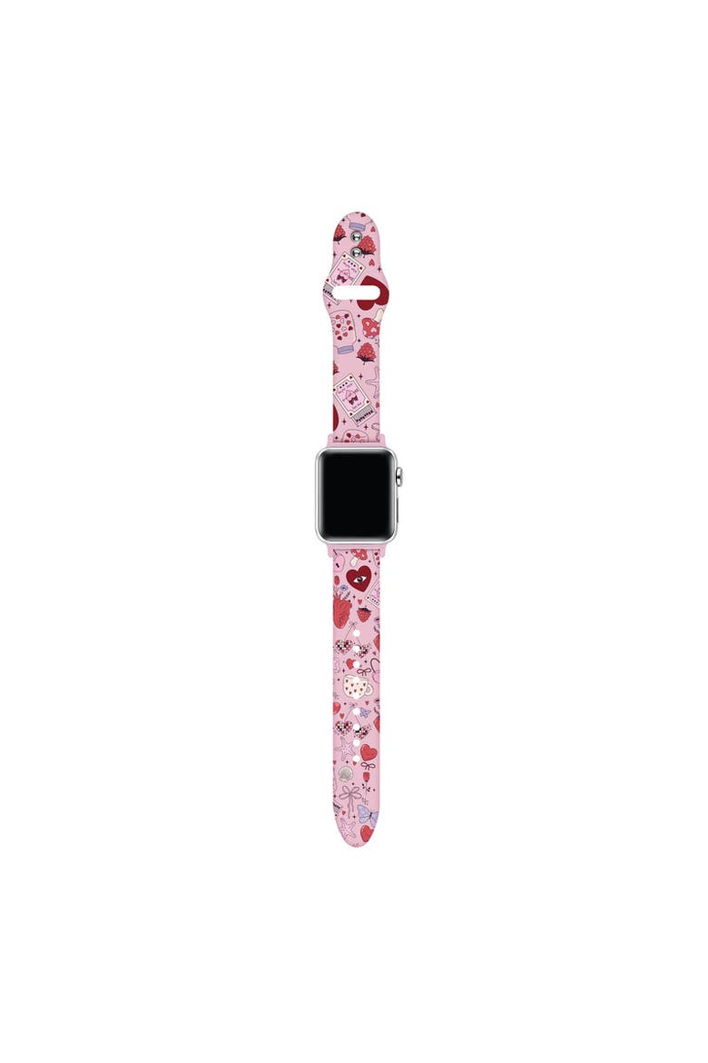 Y2K Silicone Band for Apple Watch, Alternate, color, pink