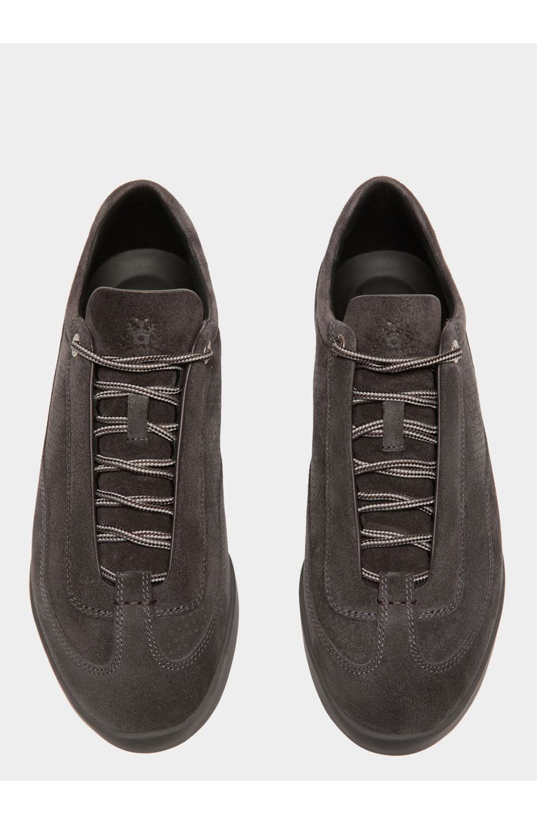 Bally Manto Runner Sneaker in Dark Suede, Alternate, color, Gray