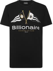 BILLIONAIRE T-Shirt Round Neck Flags Men