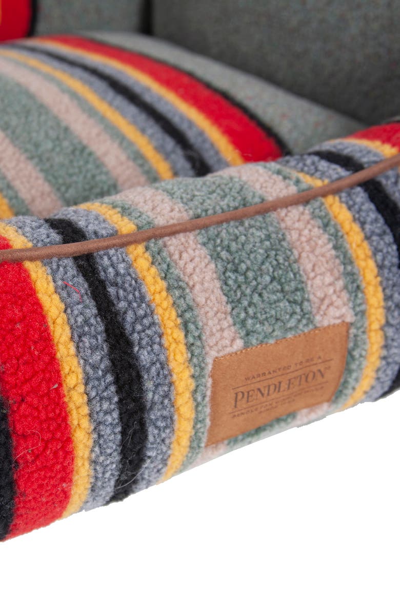 Pendleton Kuddler Dog Bed, Alternate, color, Heather Green