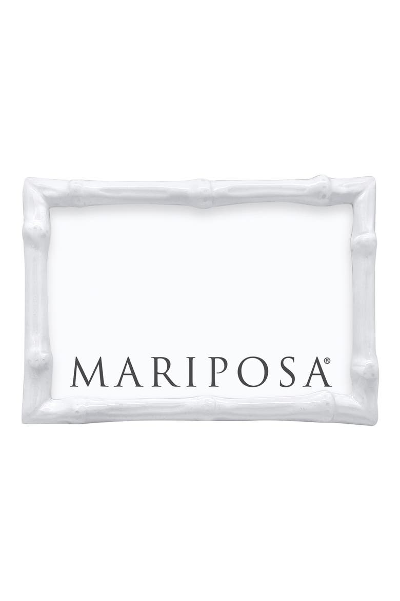 White Sand Cast Aluminum Picture Frame, Main, color, WHITE