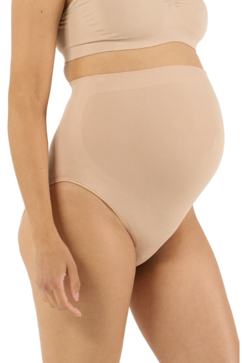 Essentiel seamless maternity maxi brief, Alternate, color, Black