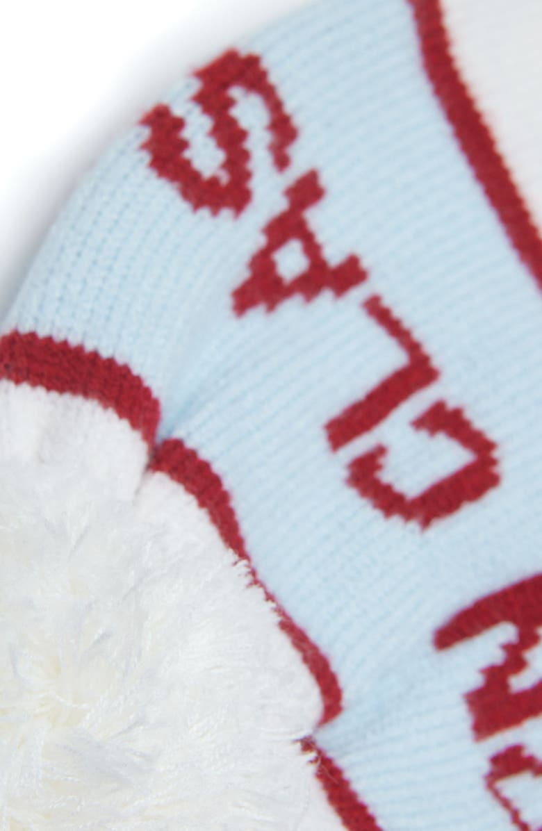 Northern Classics Knit Pom Hat, Alternate, color, Winter White And Cloud Blue