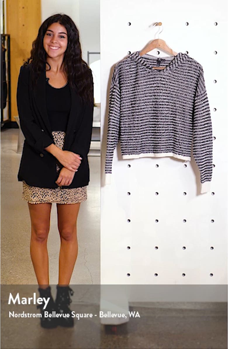 Broken Letters Hooded Sweater, sales video thumbnail