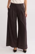 TWP Averyl High Waist Wide Leg Wool Blend Pants