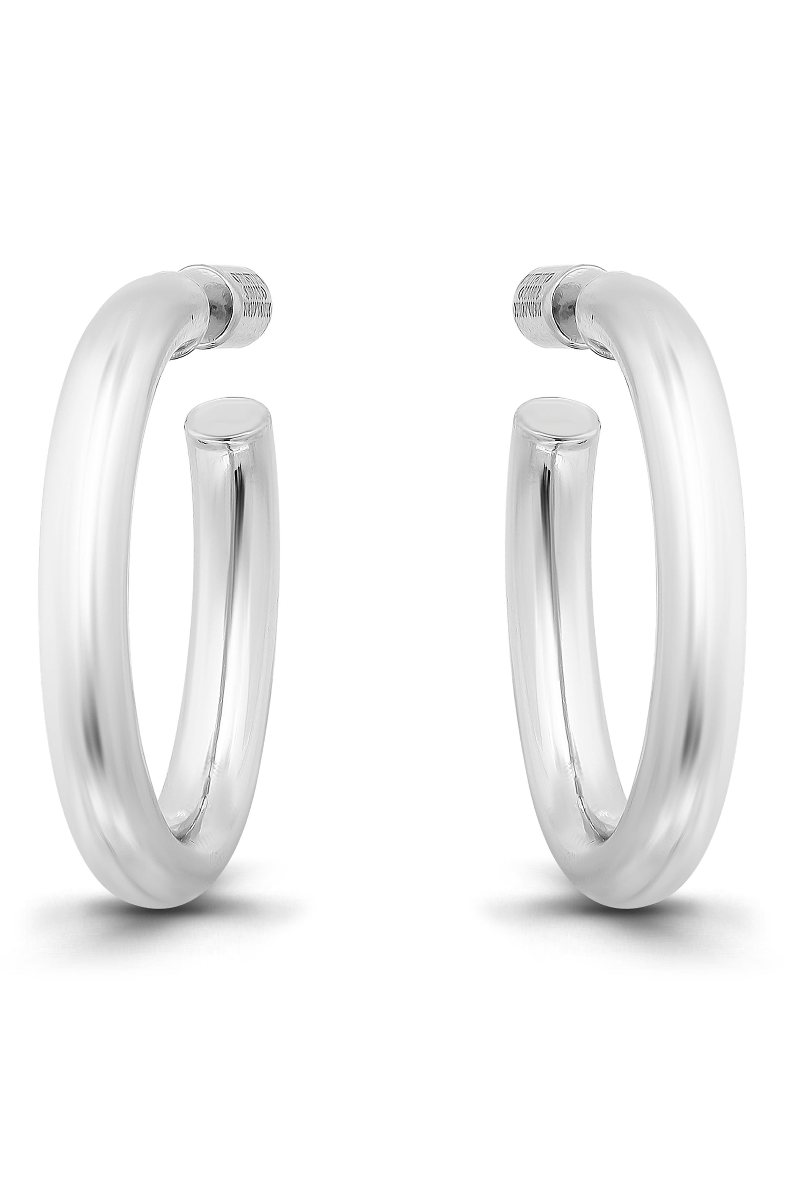 Christian Siriano New York 30mm Oval Hoop Earrings
