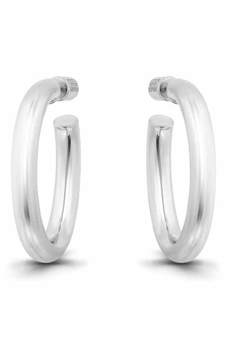 Christian Siriano New York 30mm Oval Hoop Earrings