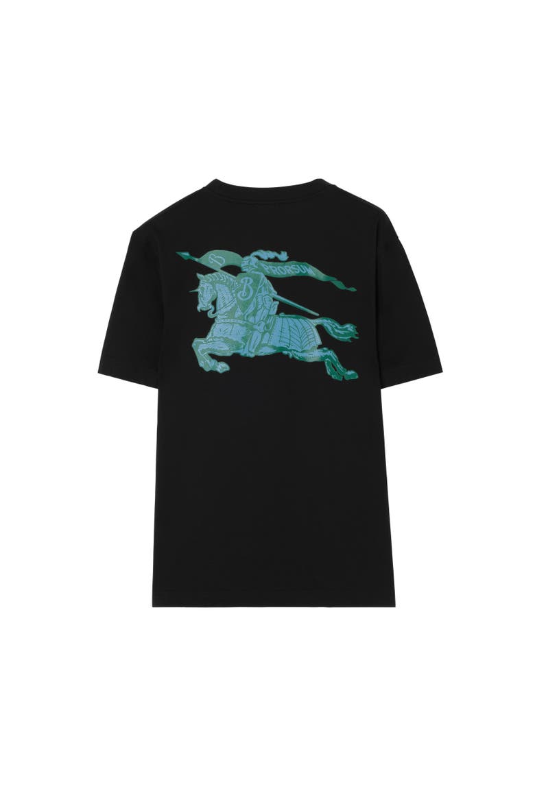 Heritage Logo Cotton T-shirt, Alternate, color, Black