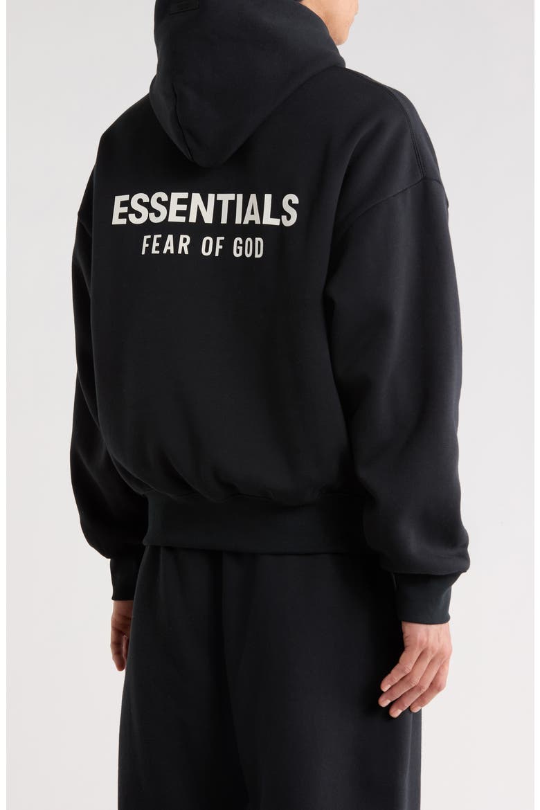 Classic Fleece Hoodie, Main, color, VINTAGE BLACK/ WHITE