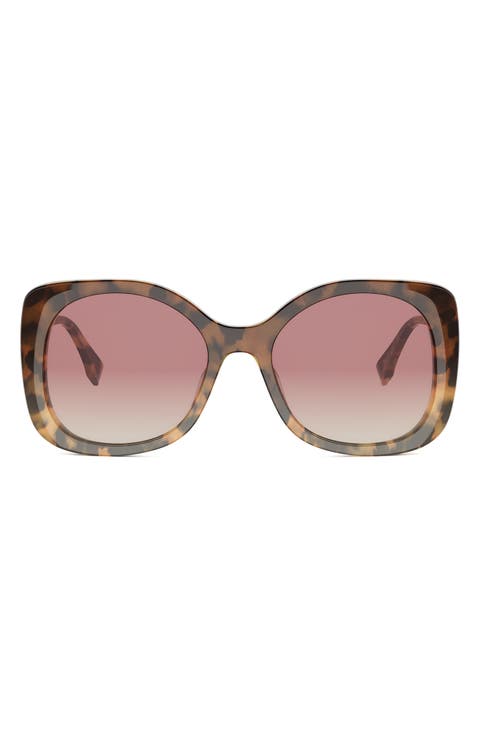 graphy 55mm Gradient Square Sunglasses