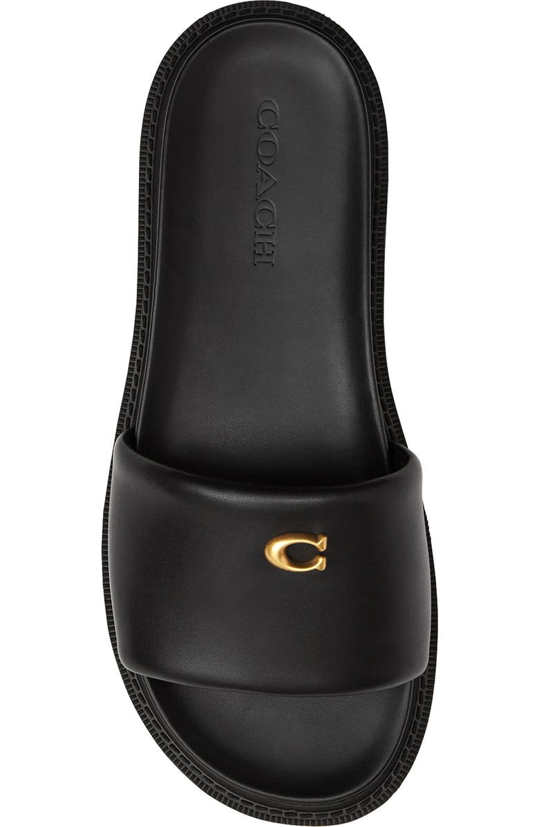 COACH Brynn Slide Sandal, Alternate, color, Black