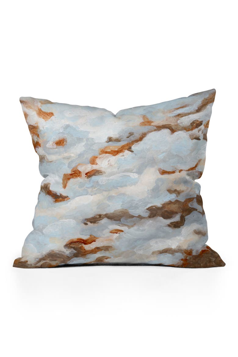Clouds Dance Accent Pillow, Main, color, BLUE