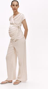 H&M Mama 2-piece Crinkled Jersey Set