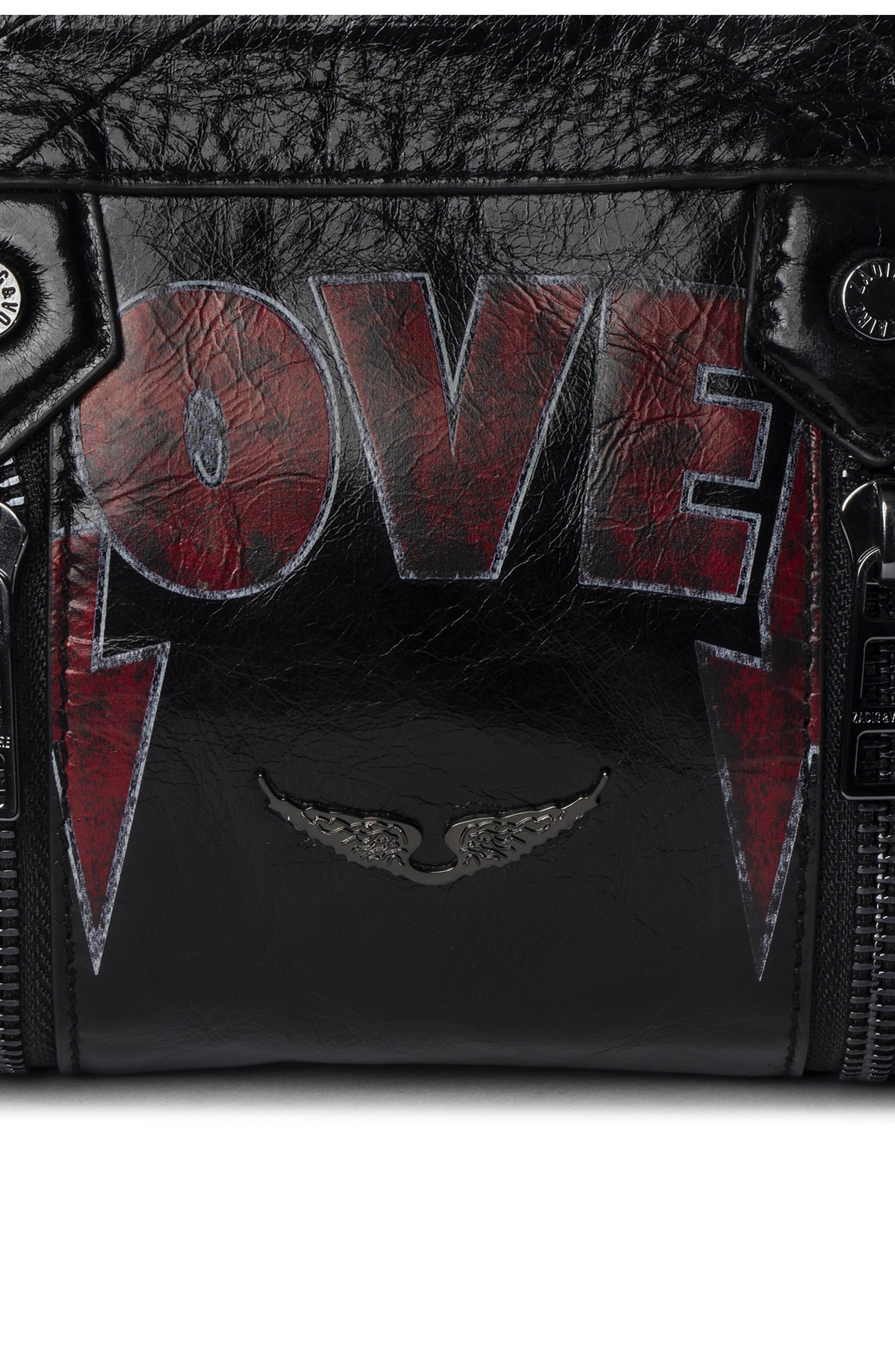 Zadig & Voltaire Sunny Mood Punk Crossbody Bag, Alternate, color, 