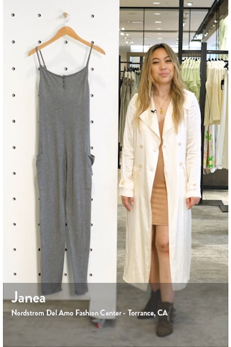 Strappy Cotton Jumpsuit (Nordstrom Exclusive) video
