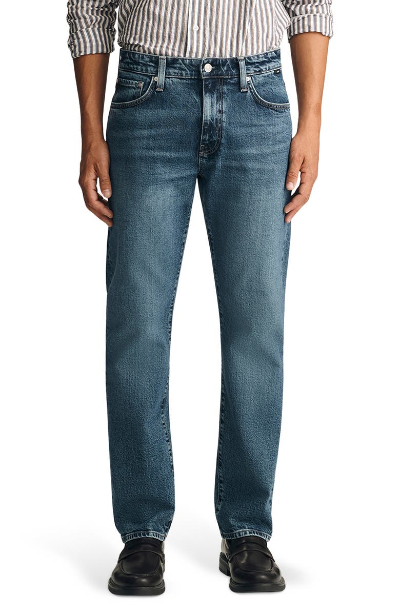 Mavi Jeans Zach Straight Leg Jeans, Main, color, Mid Brushed Classic