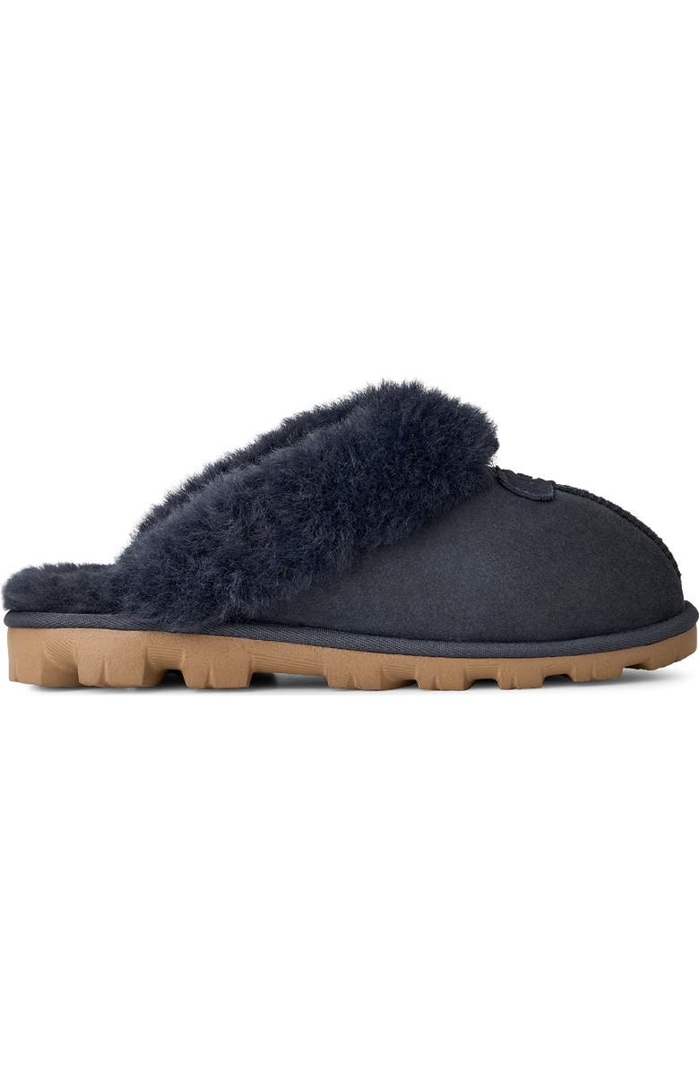 UGG<sup>®</sup> Coquette Genuine Shearling Lined Slipper, Alternate, color, Dark Indigo