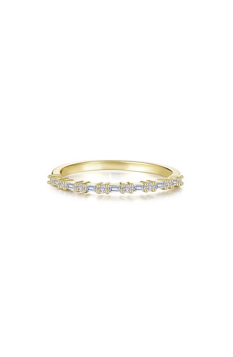 Eden Minimalist Baguette Cut Simulated Diamond Ring