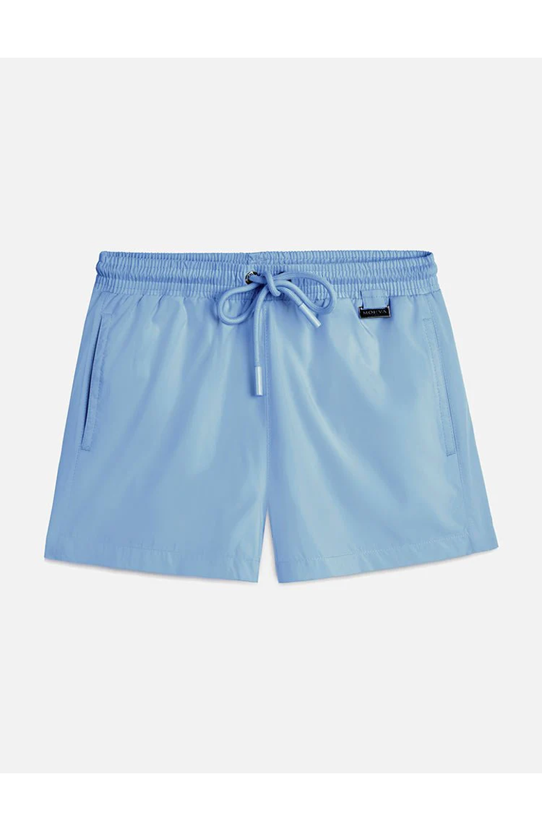Moeva Charlie Kids Swim Shorts, Main, color, Light/Pastel Blue