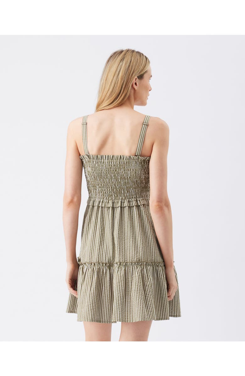 Ripe Maternity Gabby Tiered Dress, Alternate, color, Khaki / White