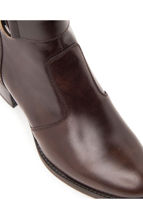 Nerogiardini Ankle Strap Bootie In Brown