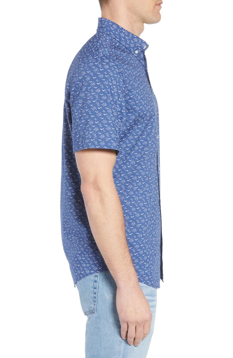 vineyard vines Mini Seagulls Murray Slim Fit Sport Shirt, Alternate, color,