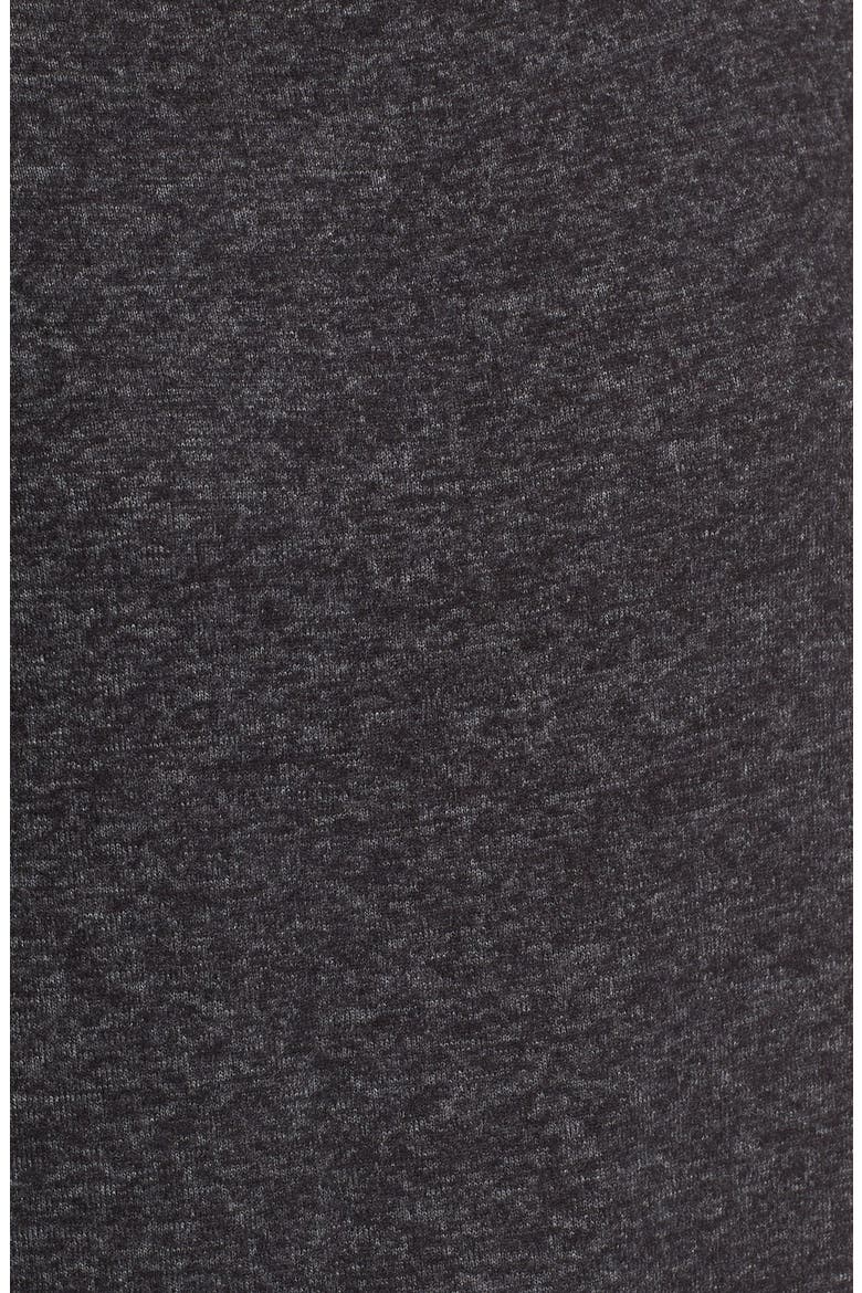 Gibson Cozy Ballet Neck High/Low Pullover, Alternate, color, HEATHER BLACK