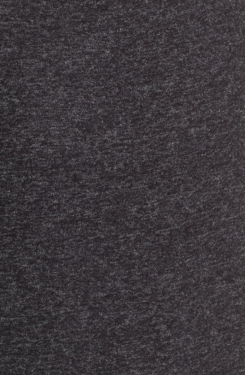 GIBSONLOOK Gibson Cozy Ballet Neck High/Low Pullover, Alternate, color, Heather Black