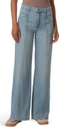 KUT from the Kloth Jodi High Waist Relaxed Straight Leg Cotton & Linen Jeans