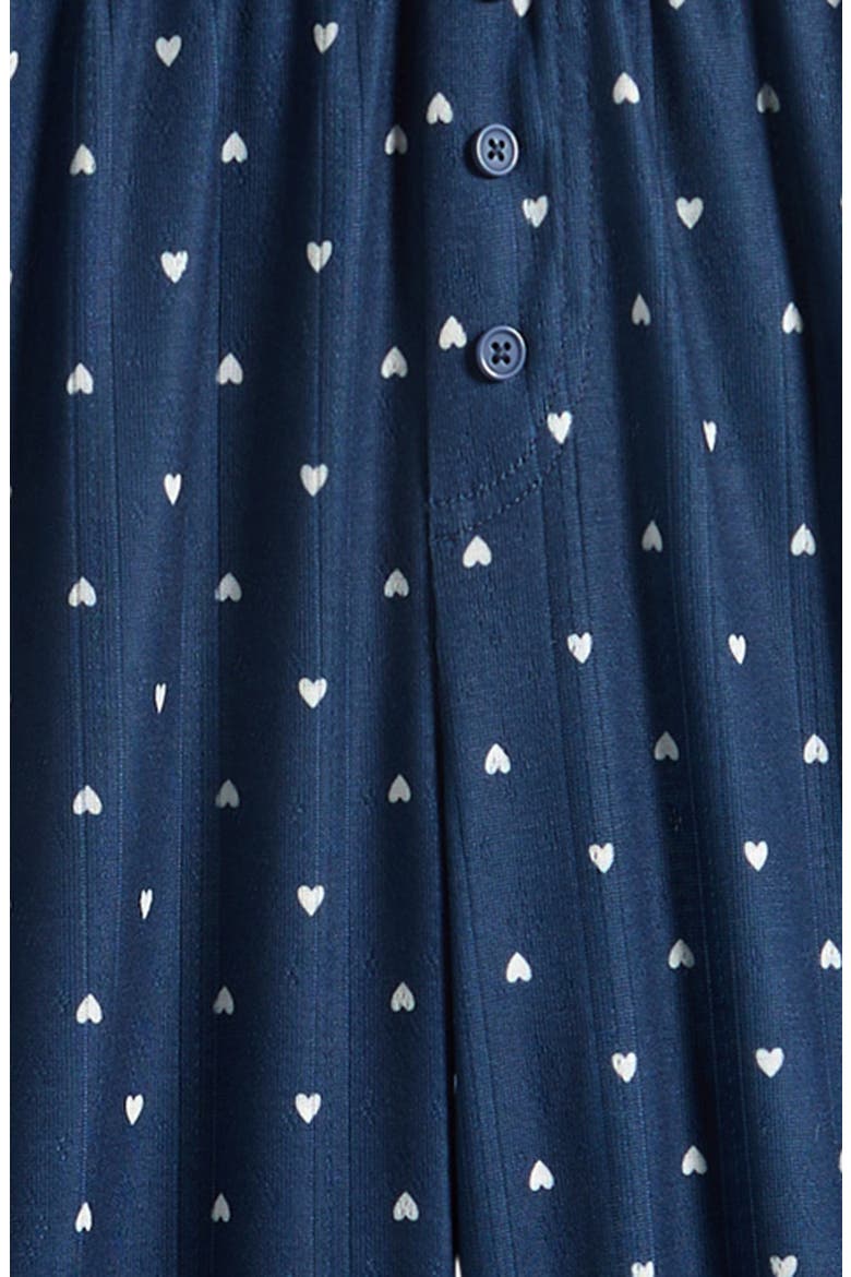 Kids' Three-Piece Pointelle Pajama Set, Alternate, color, HEARTS