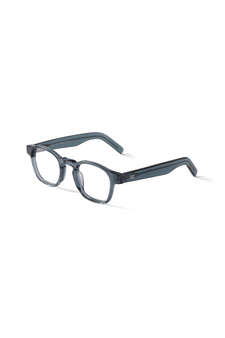 Enzo Reading Glasses, Alternate, color, Stone Blue