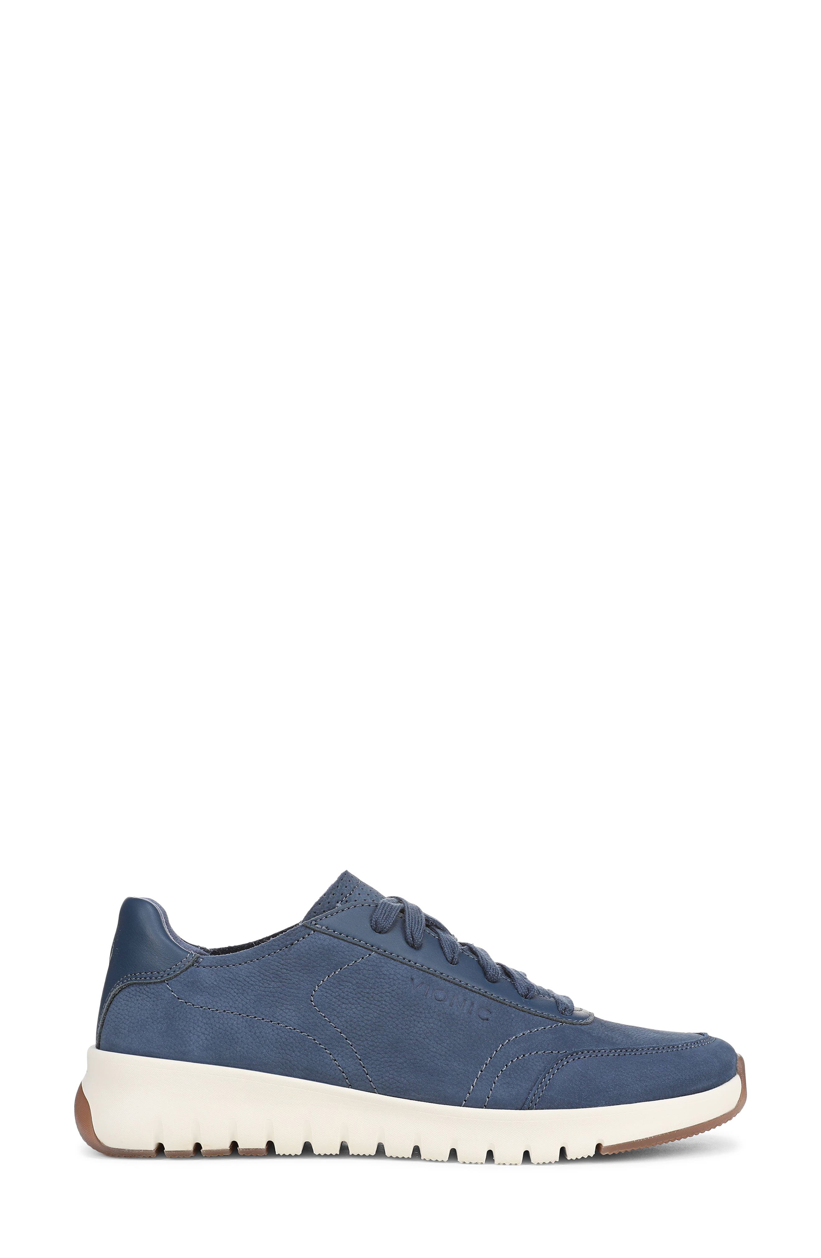 Uptown Nubuck Sneaker, Alternate, color, DARK DENIM NUBUCK