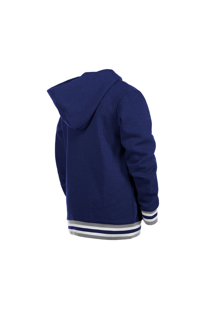 Youth New Era Royal Los Angeles Dodgers Knit Trim Pullover Hoodie, Alternate, color, Royal