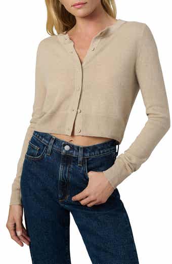 The Dani Crop Cashmere Cardigan
