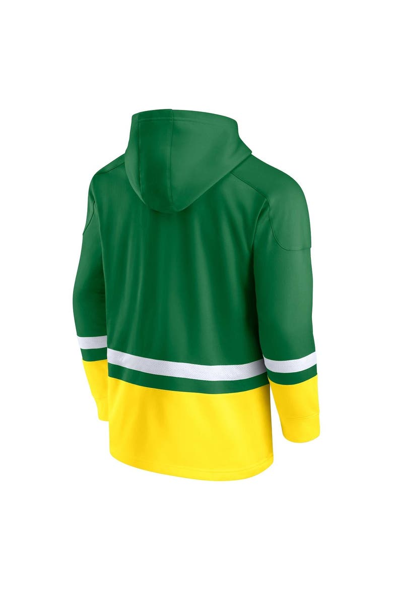 Men's Fanatics Branded Green Oregon Ducks First Battle Pullover Hoodie, Alternate, color, Green