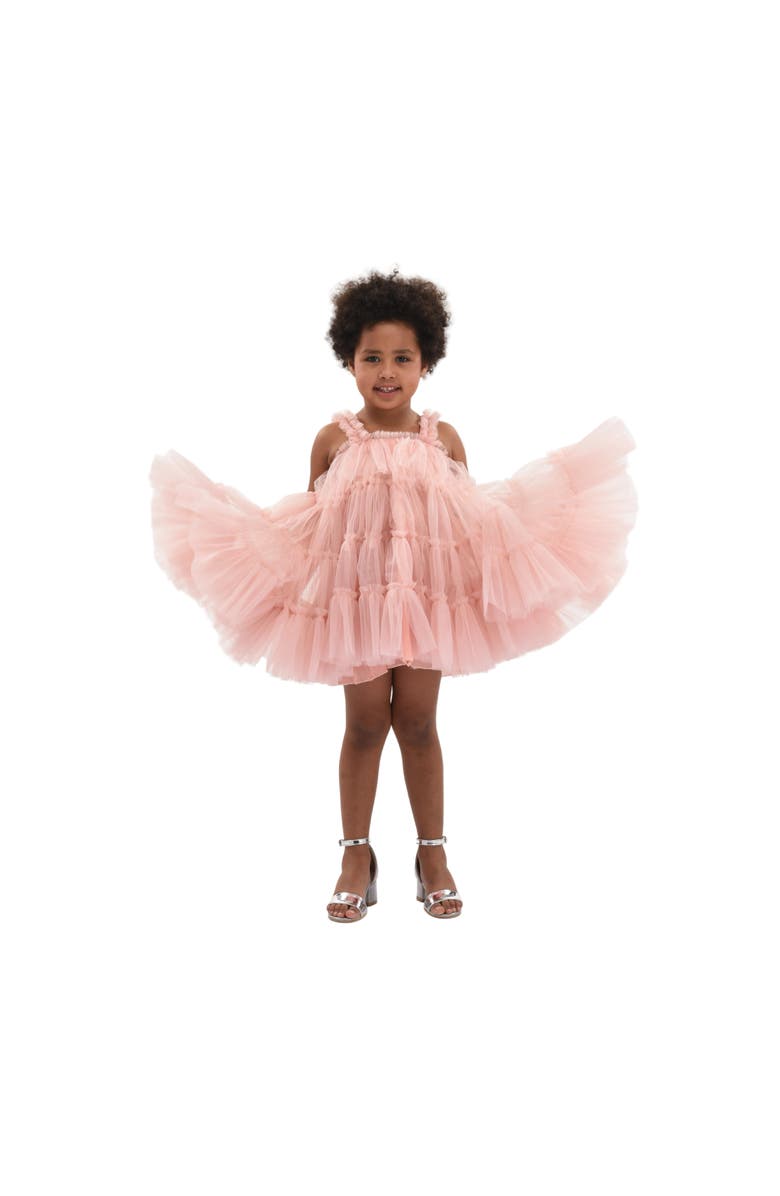Mimi Tutu Isoldea Tulle Ruffle Dress, Alternate, color, Pink