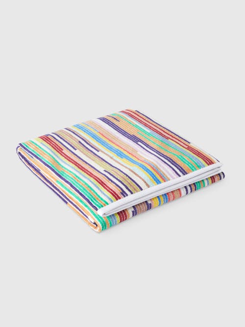 Missoni Home Melody 150x100 Cm Bath Towel In Slub Cotton Terry In Black