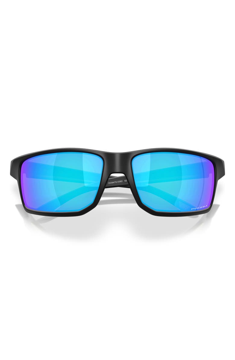Oakley 62mm Oversize Prizm<sup>™</sup> Wrap Sunglasses, Alternate, color, Sapphire