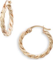 Nashelle Twist Hoops