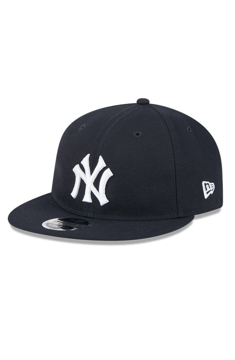 New Era Men's New Era Navy New York Yankees Baseball Hall of Fame Retro Crown 9FIFTY Adjustable Hat, Alternate, color, Navy