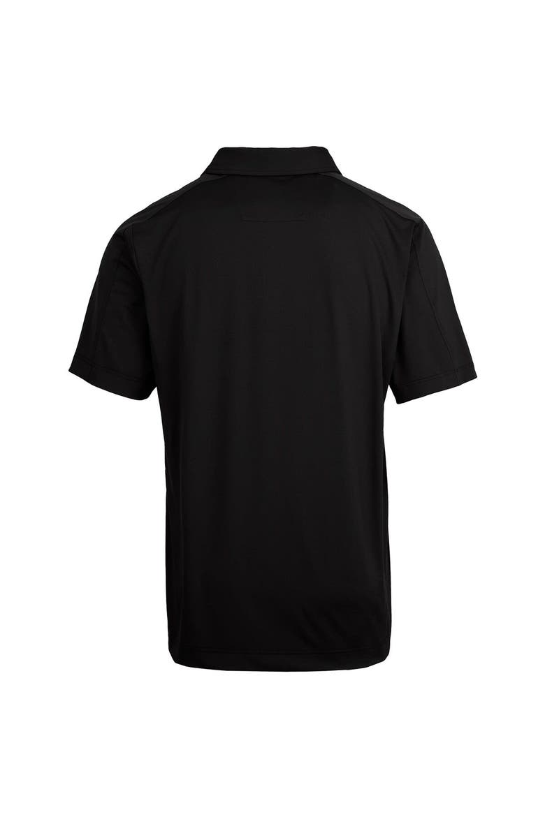 Men's Cutter & Buck Black Buffalo Bills Prospect Textured Stretch Big & Tall Polo, Alternate, color, Black