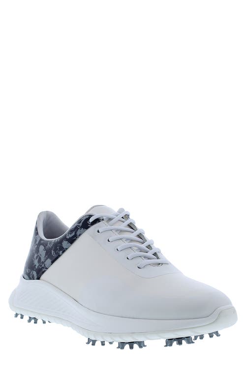 Robert Graham Crockett Golf Shoe in White 