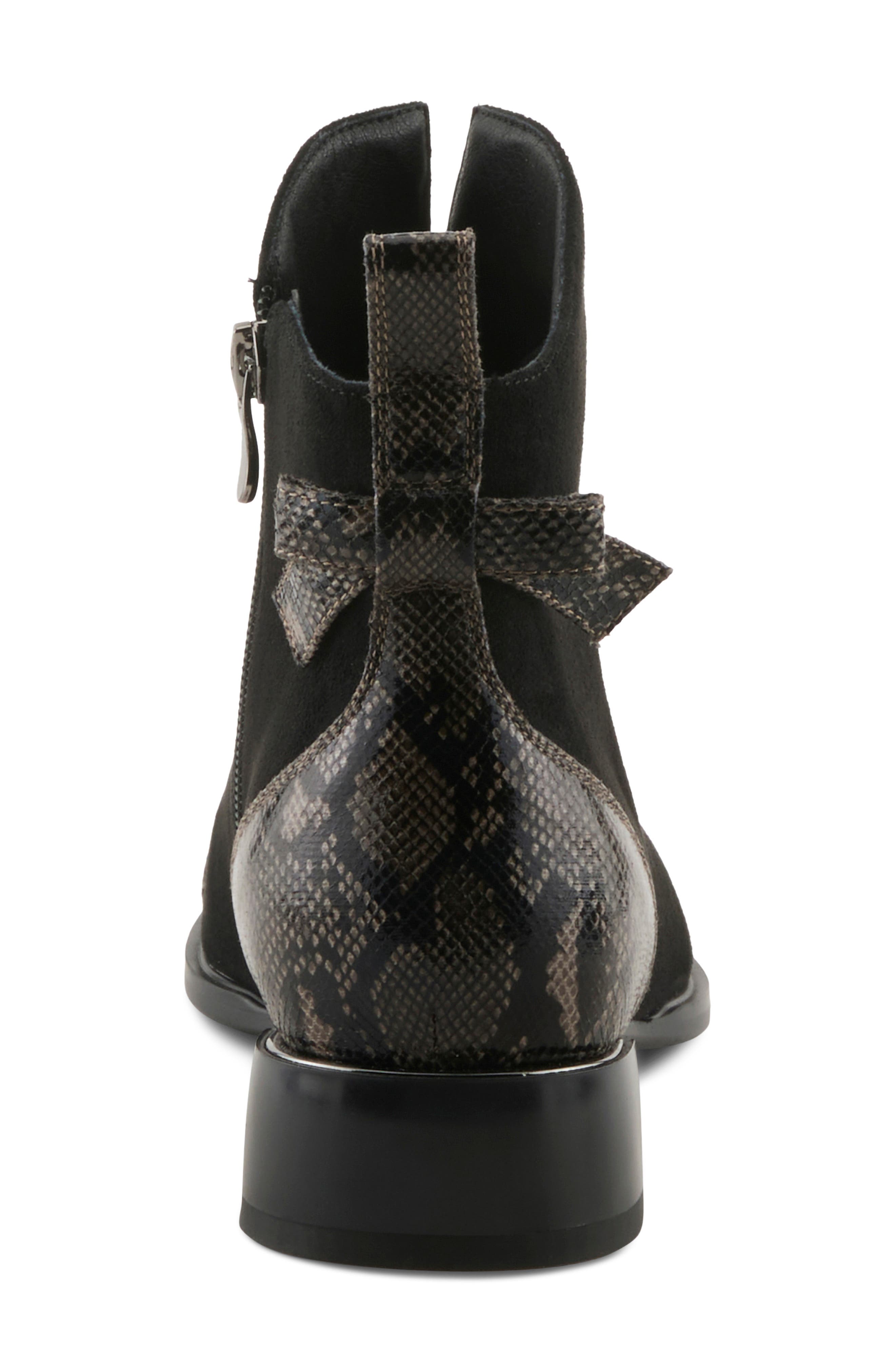 Salacia Bootie, Alternate, color, BLACK SUEDE